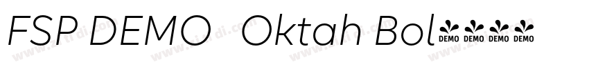 FSP DEMO   Oktah Bol字体转换